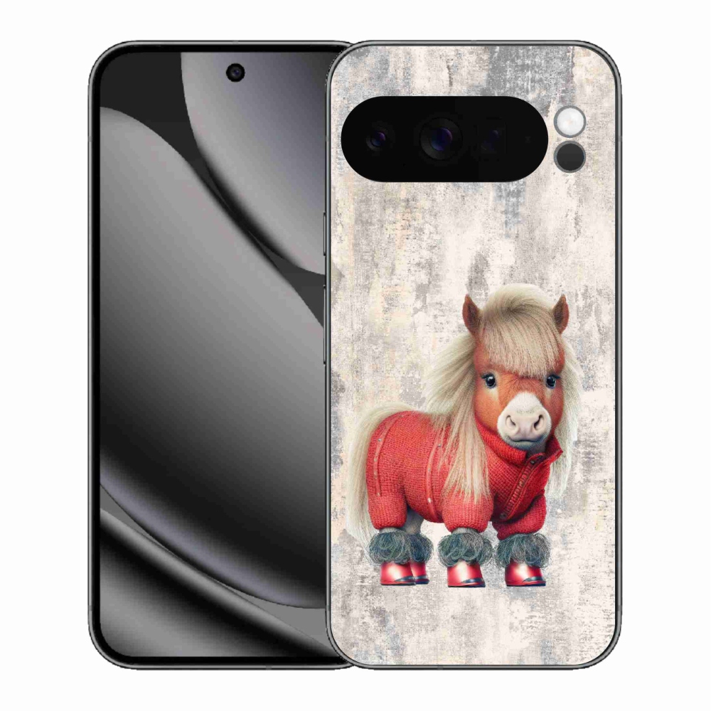 Gélový kryt mmCase na Google Pixel 10 Pro XL - poník vo svetri