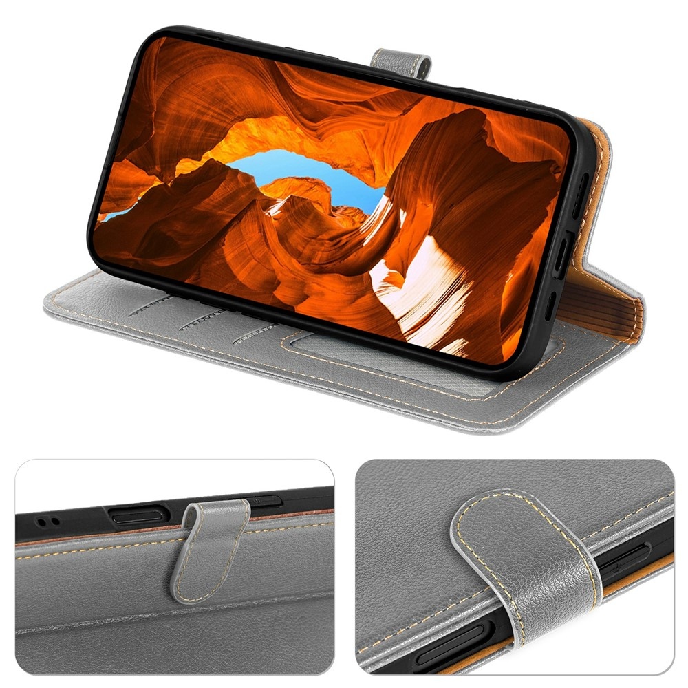 Clasp knižkové puzdro na Xiaomi Redmi 15 5G - šedé