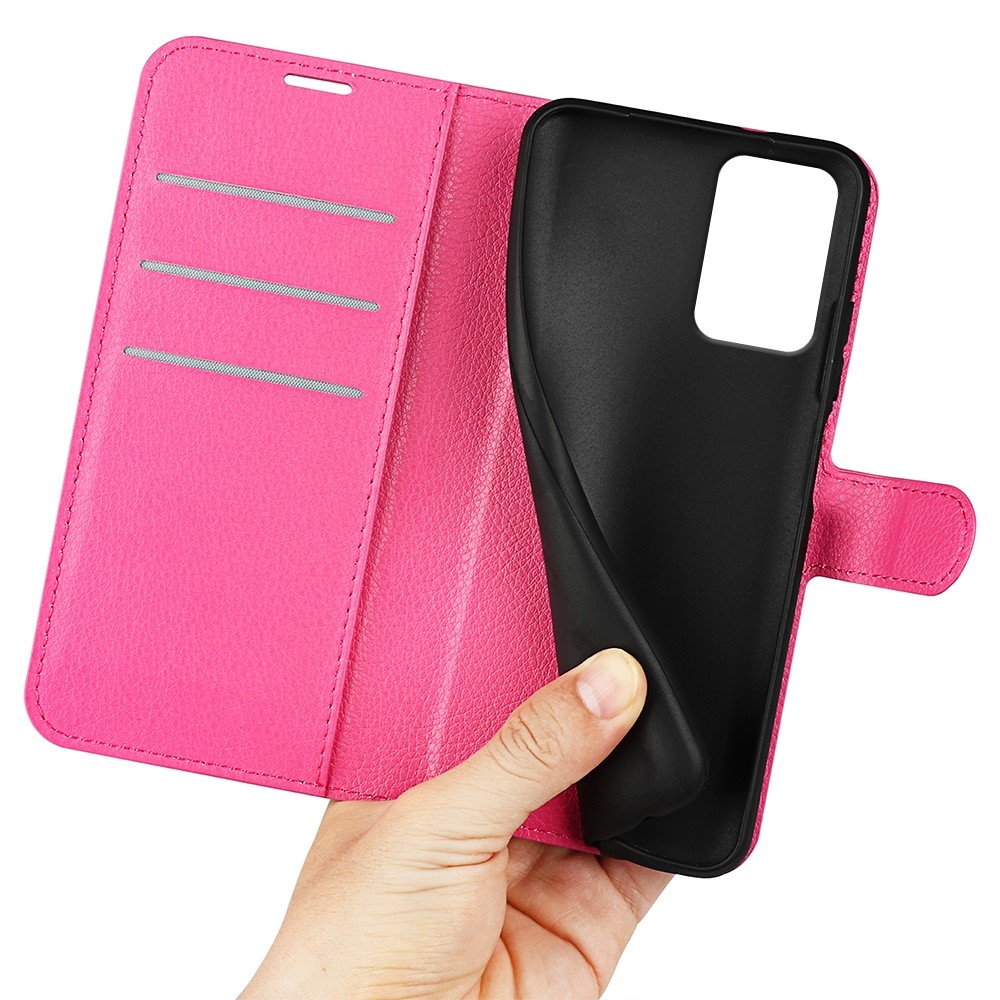 Litchi knižkové púzdro na Motorola Moto G85 5G - rose