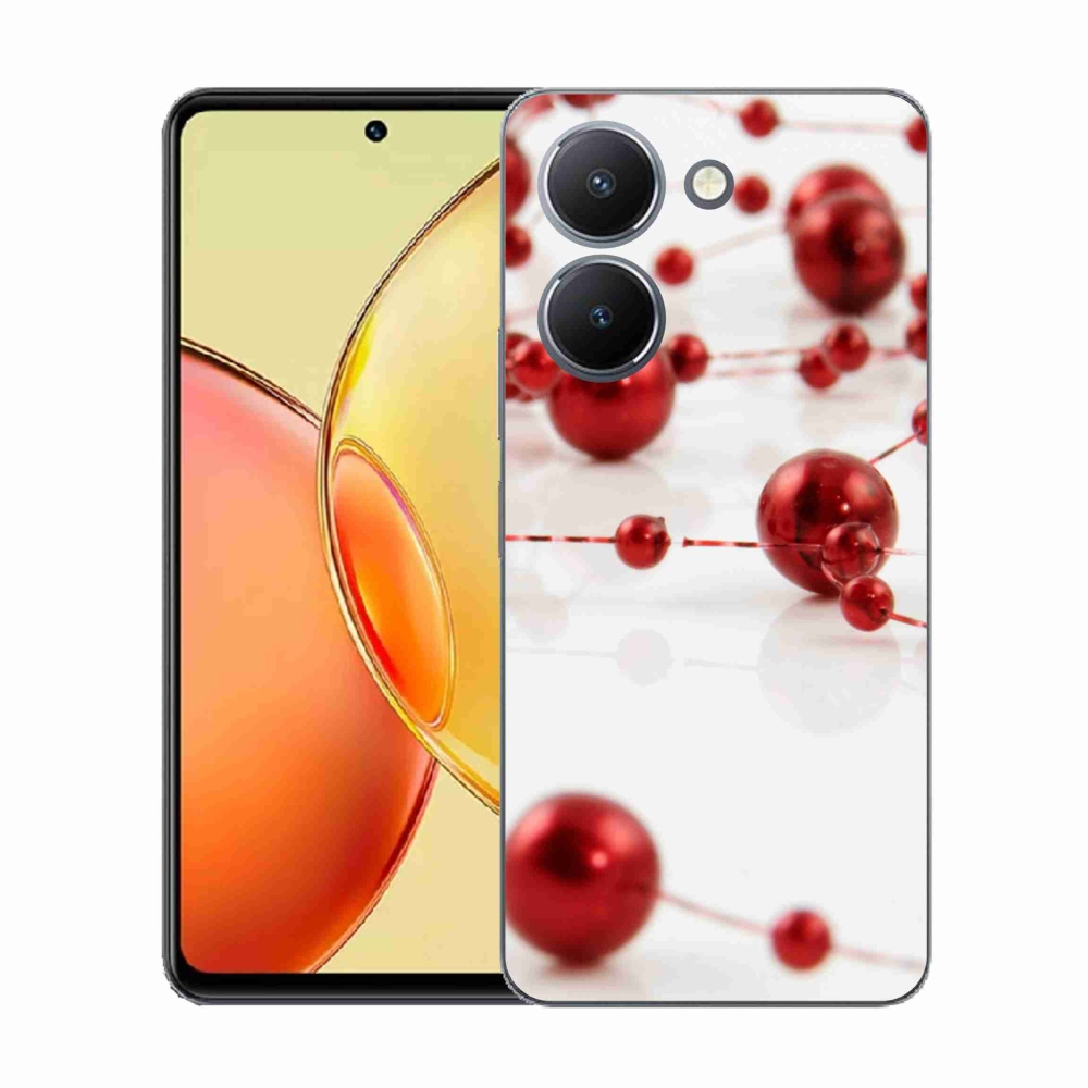 Gélový kryt mmCase na Vivo Y36 - vianočná reťaz