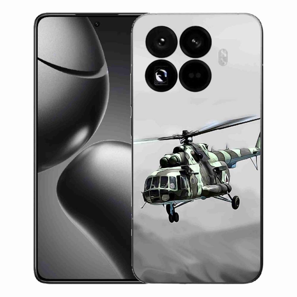 Gélový kryt mmCase na Xiaomi 15T Pro - vojenský vrtuľník