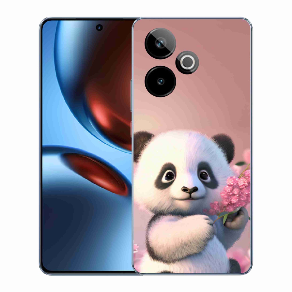 Gélový kryt mmCase na Realme GT 7 5G/GT 7T 5G - roztomilá panda