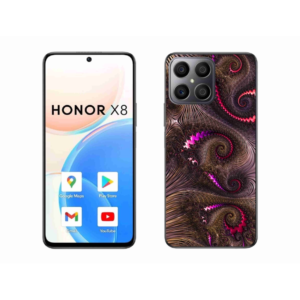 Gélový kryt mmCase na Honor X8 - abstraktný motív 24