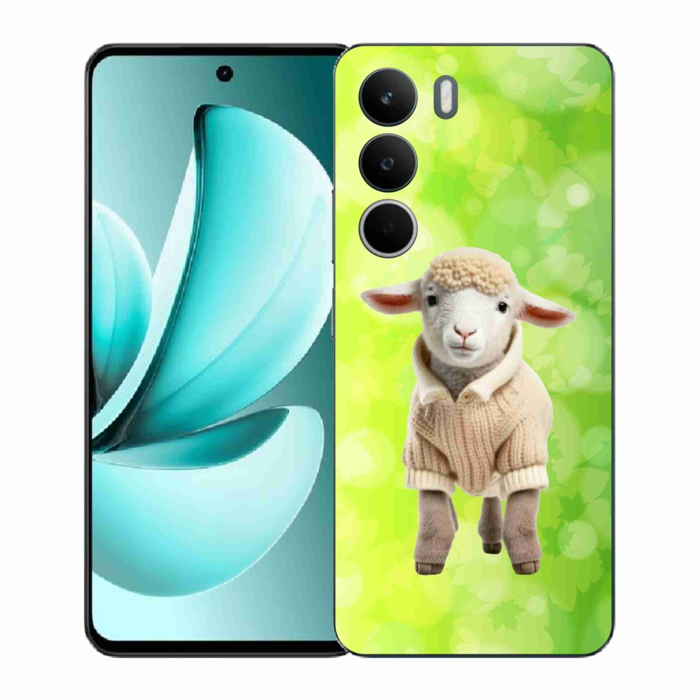 Gélový kryt mmCase na Realme C71 - jahňa vo svetri