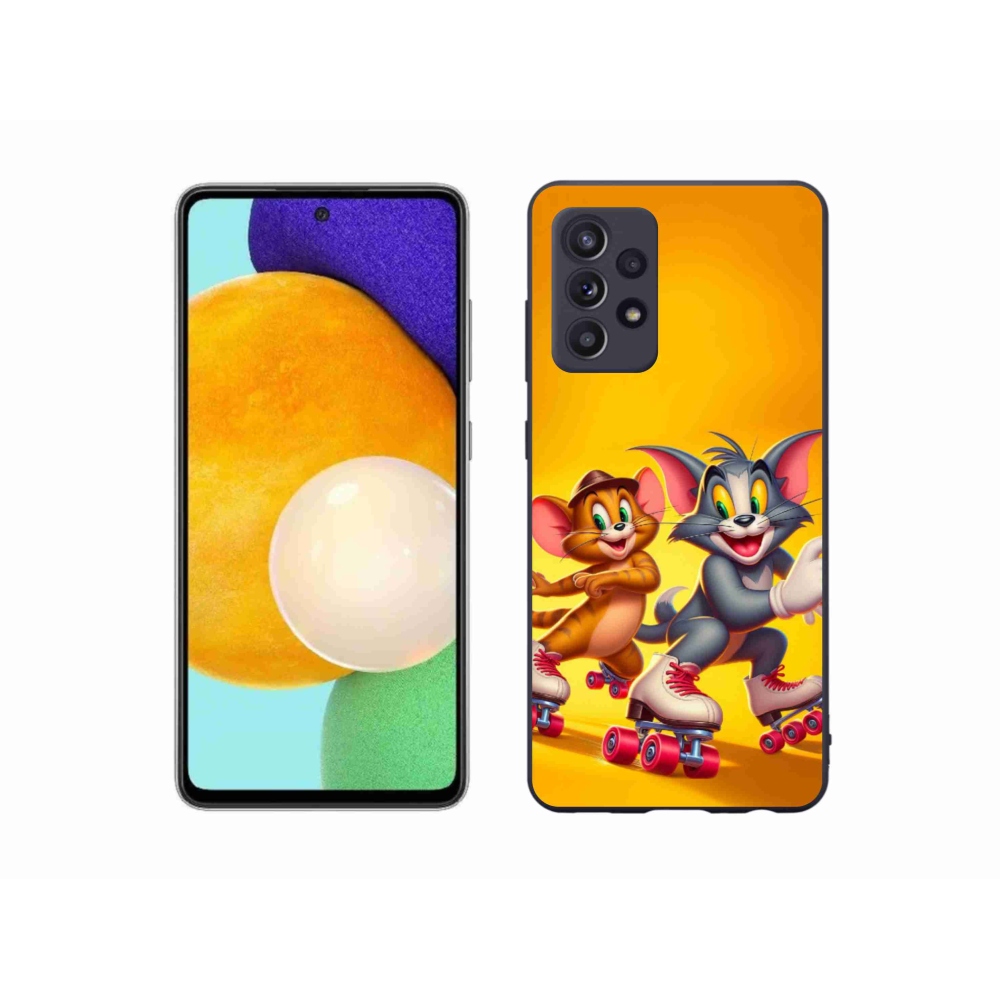 Gélový kryt mmCase na Samsung Galaxy A52s 5G - Tom a Jerry