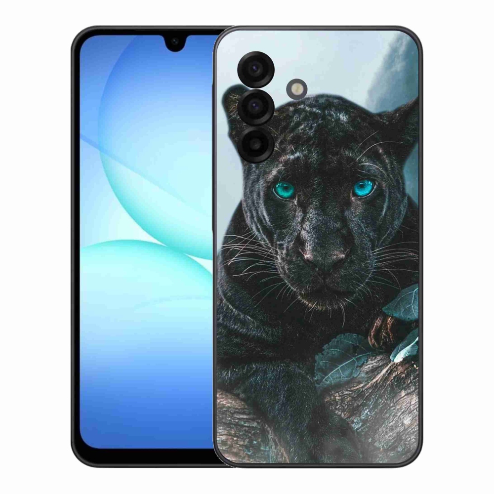 Gélový kryt mmCase na Samsung Galaxy A17 4G/5G - čierny panter
