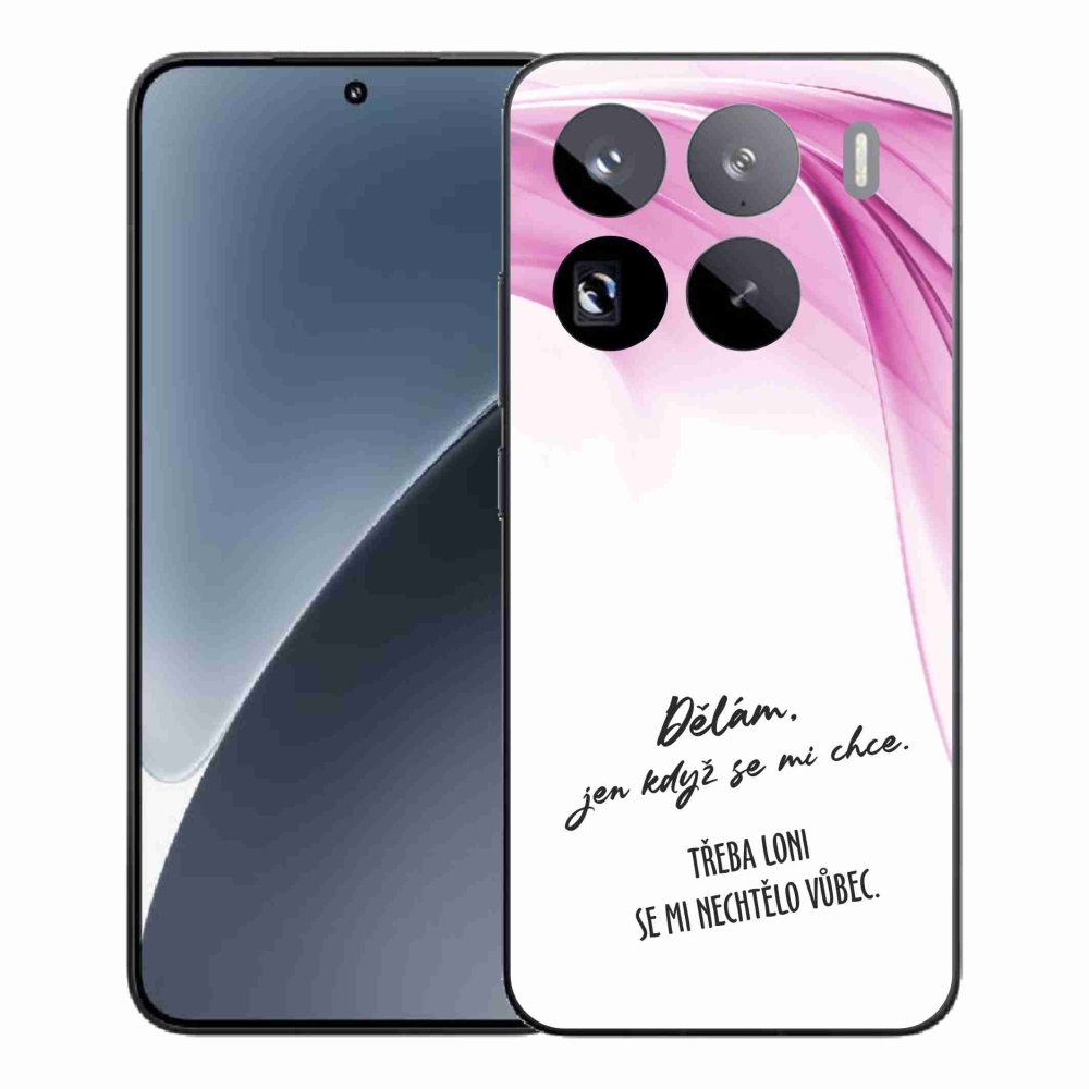 Gélový kryt mmCase na Xiaomi 15 Pro - vtipný text 12 biele pozadie