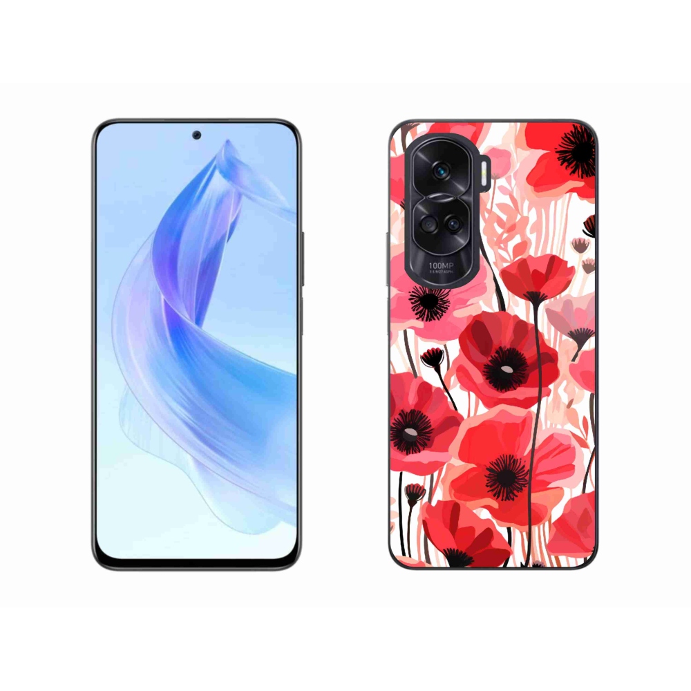 Gélový kryt mmCase na Honor 90 Lite - vlčí mak 1