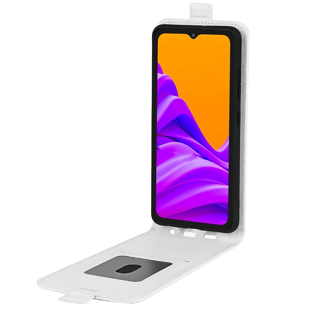Vertical knižkové púzdro na Samsung Galaxy Xcover 7 Pro - biele