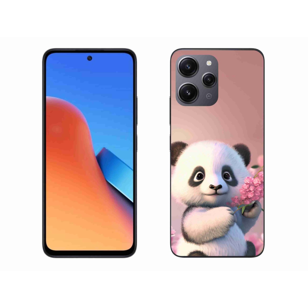 Gélový kryt mmCase na Xiaomi Redmi 12 - roztomilá panda