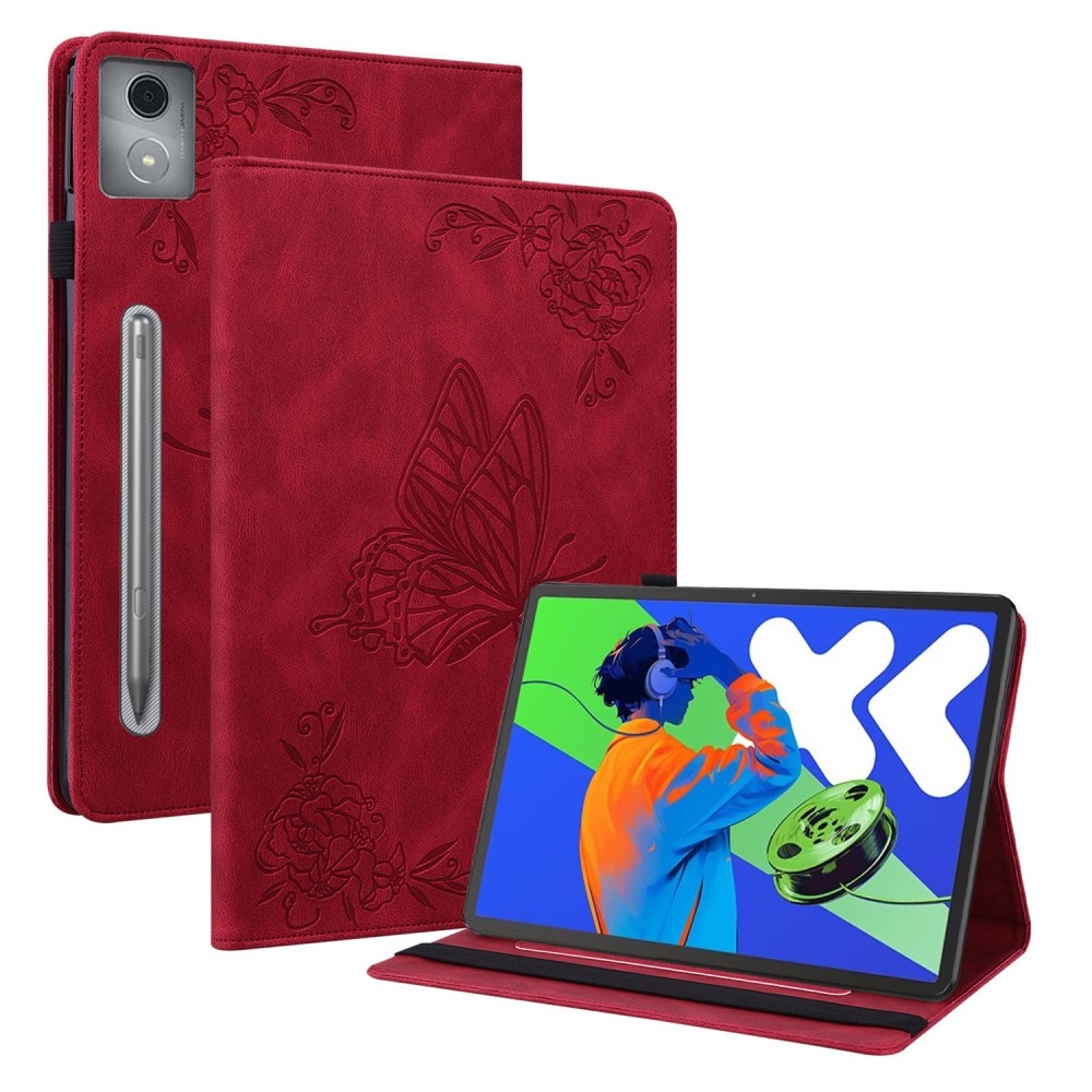 Butterfly zatváracie púzdro na tablet Lenovo Idea Tab Pro 12.7 - červené