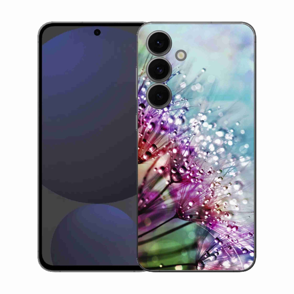 Gélový kryt mmCase na Samsung Galaxy S25 FE - farebné kvety