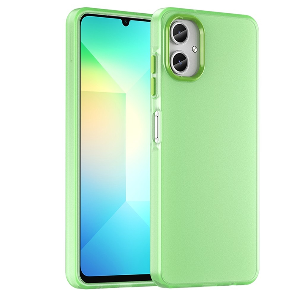 Candys matný gélový obal na Samsung Galaxy A06 4G - zelený