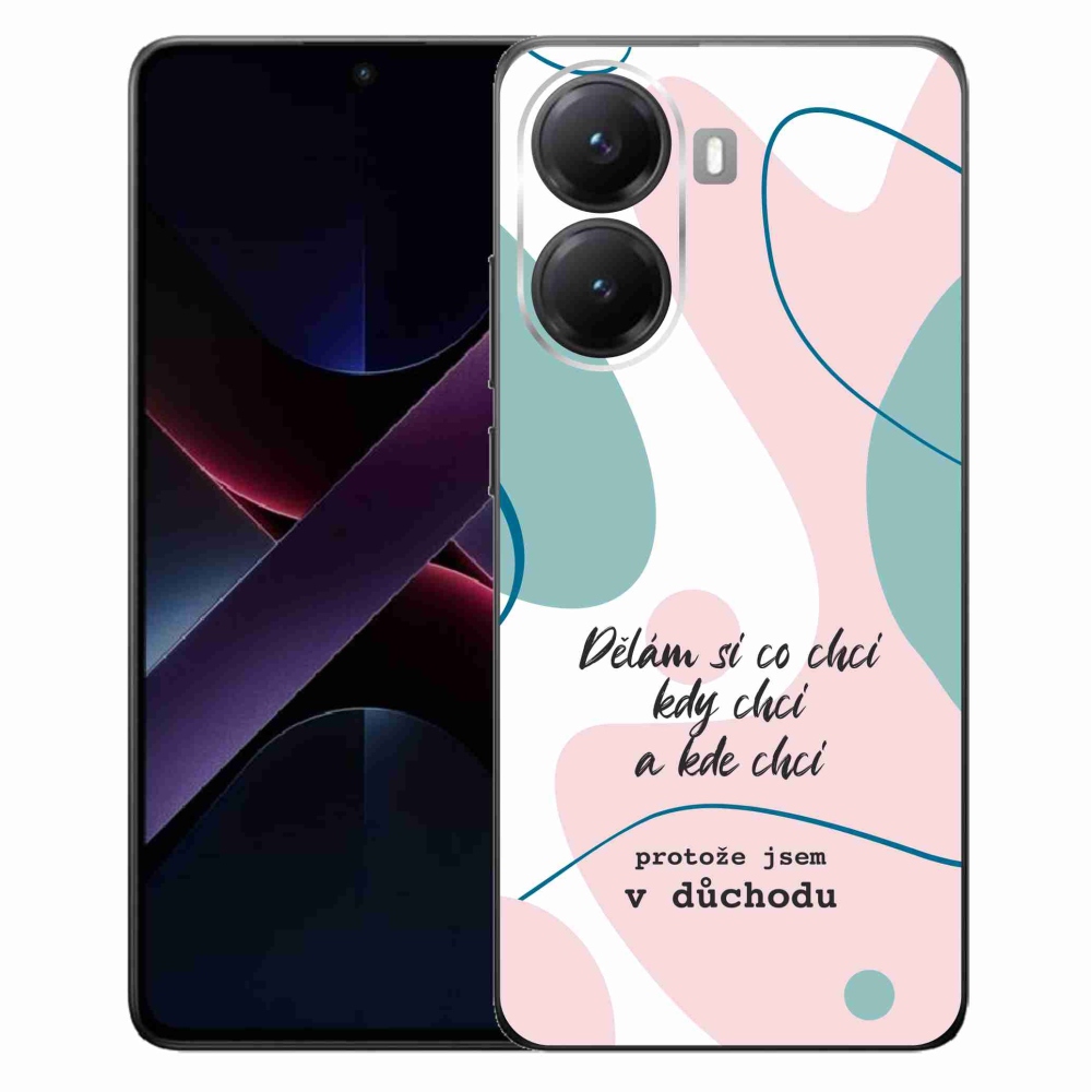 Gélový kryt mmCase na Xiaomi Poco X7 Pro 5G - vtipný text 10 biele pozadie