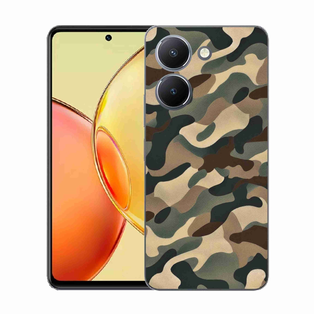 Gélový kryt mmCase na Vivo Y36 - maskáčový vzor 11