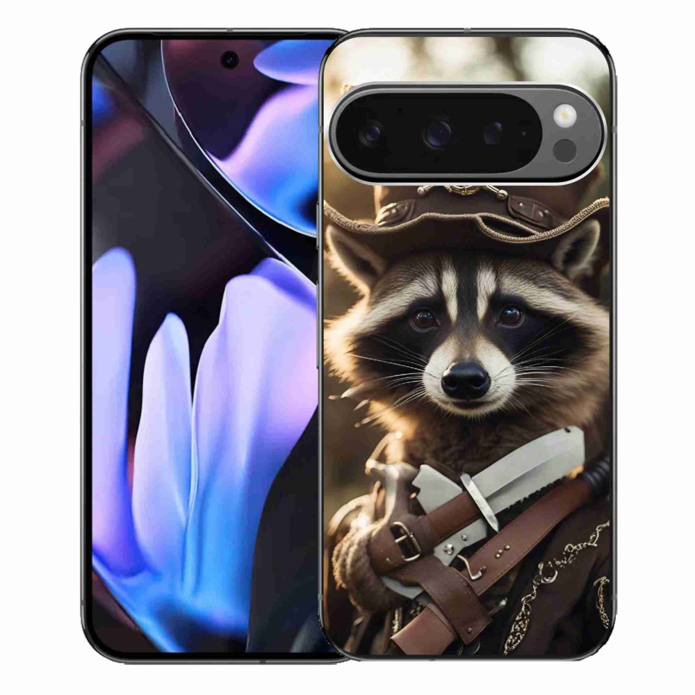 Gélový kryt mmCase na Google Pixel 9 Pro XL - mýval v uniforme