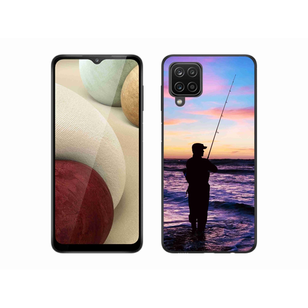 Gélový kryt mmCase na Samsung Galaxy A12 - rybárčenie 1