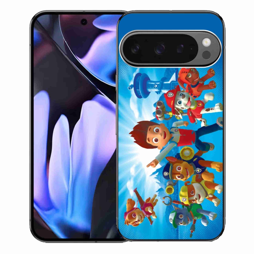 Gélový kryt mmCase na Google Pixel 9 Pro XL - labková patrola