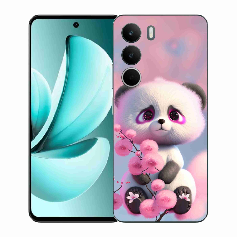 Gélový kryt mmCase na Realme C71 - roztomilá panda 1