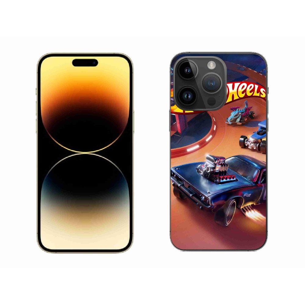 Gélový kryt mmCase na iPhone 14 Pro Max 6.7 - hot wheels