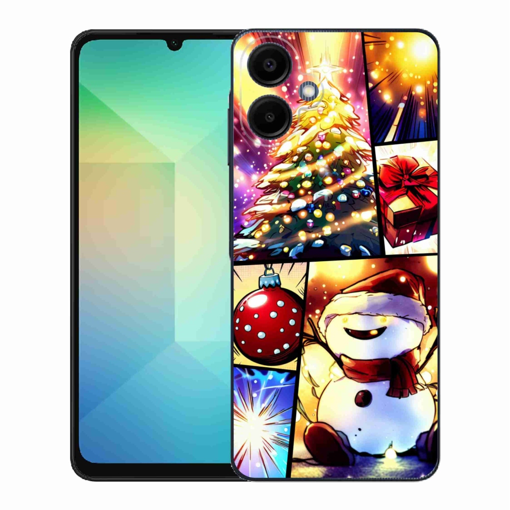 Gélový kryt mmCase na Samsung Galaxy A06 4G - vianočné motívy 1