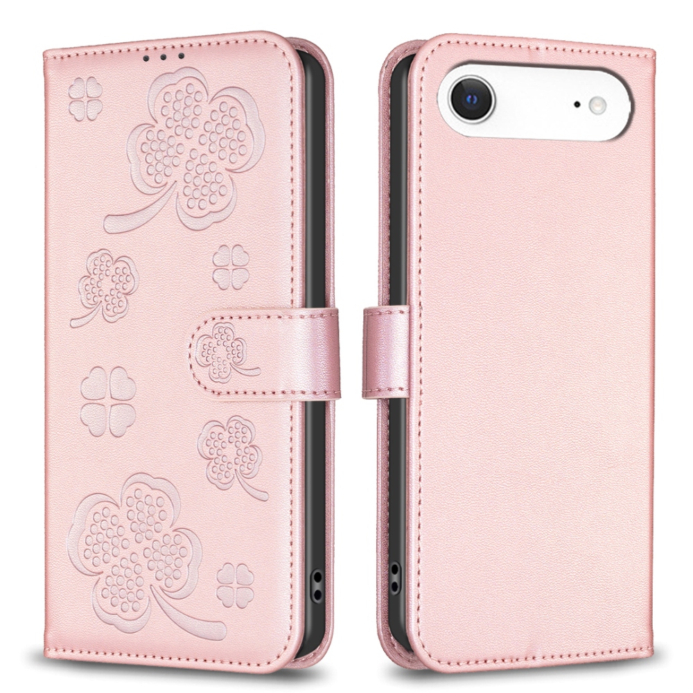 Clover knižkové púzdro na iPhone 17 Air - ružovozlaté