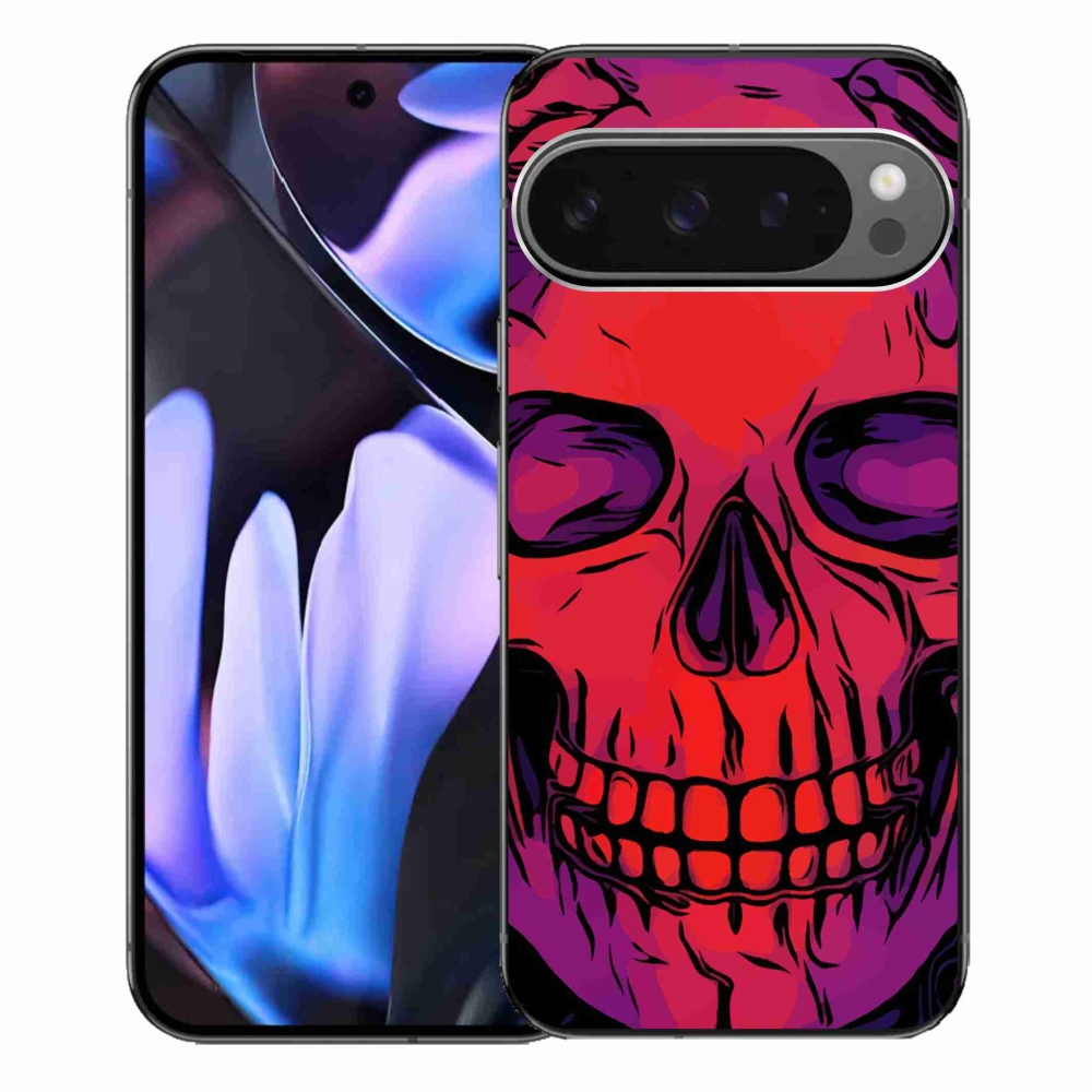 Gélový obal mmCase na Google Pixel 9 Pro XL - lebka