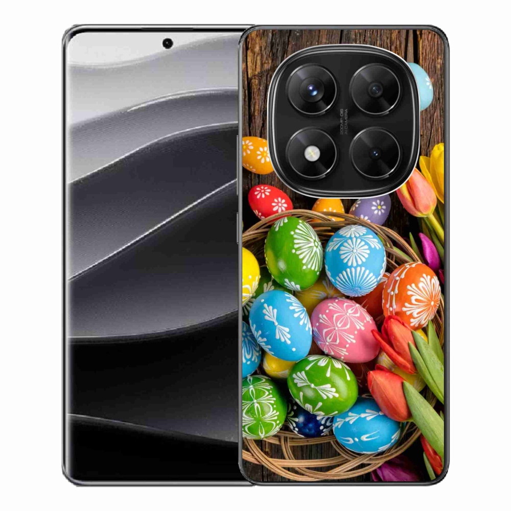 Gélový kryt mmCase na Xiaomi Redmi Note 14 Pro 5G/Poco X7 5G - velikonočné vajíčka