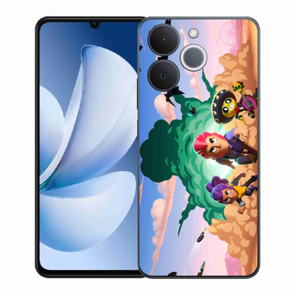 Gélový kryt mmCase na Realme Note 70T - brawl stars