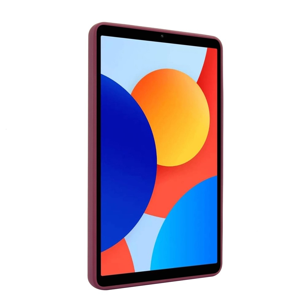 Skiny gélový obal s pevným chrbtom a výklopným stojanom na Xiaomi Redmi Pad SE 8.7 - vínový