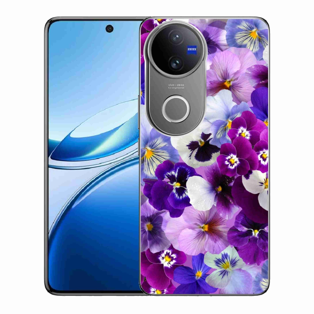 Gélový kryt mmCase na Vivo V50 5G - kvety 9