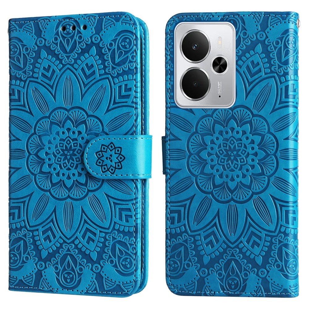 Sunflower knižkové puzdro na Realme 14 5G - modré