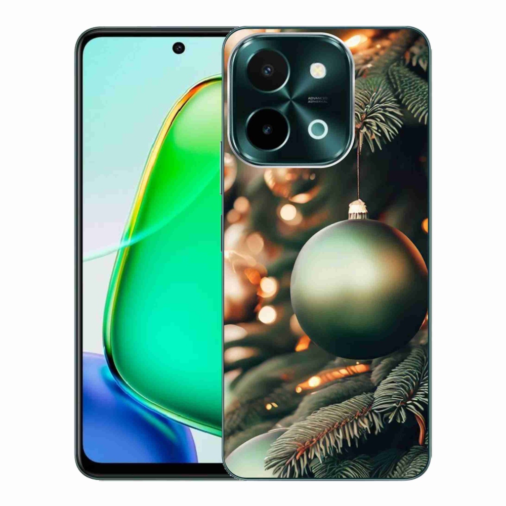 Gélový kryt mmCase na Vivo Y28 - vianočné ozdoby 1