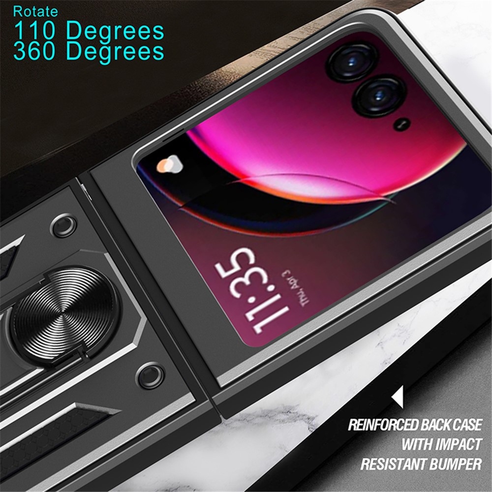 Slide odolný kryt na Motorola Razr 40 Ultra 5G - čierny