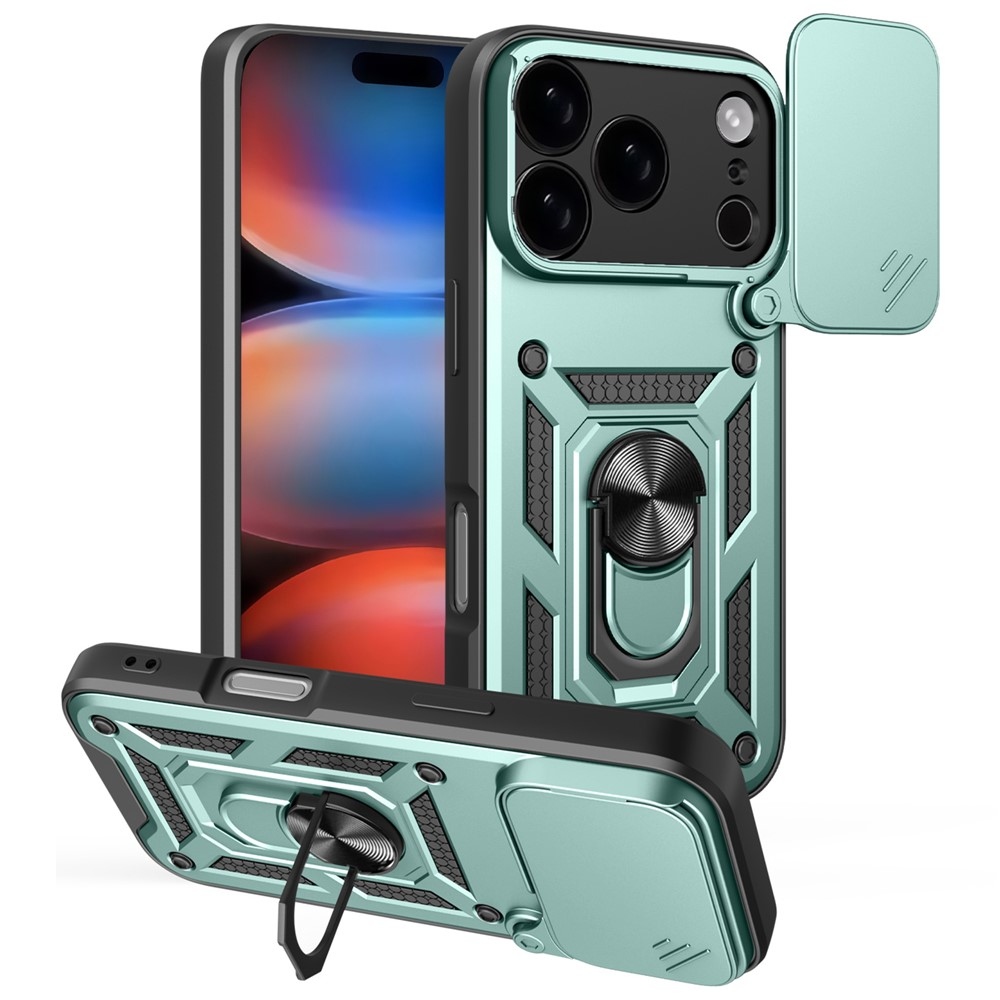 Ring odolný kryt na iPhone 17 Pro - zelený