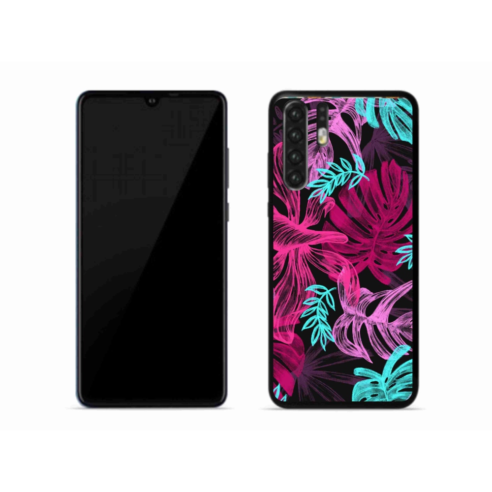 Gélový kryt mmCase na mobil Huawei P30 Pro - kvety 1