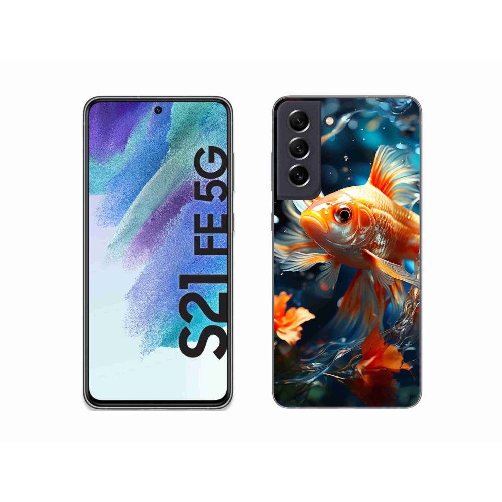 Gélový kryt mmCase na Samsung Galaxy S21 FE 5G - rybka