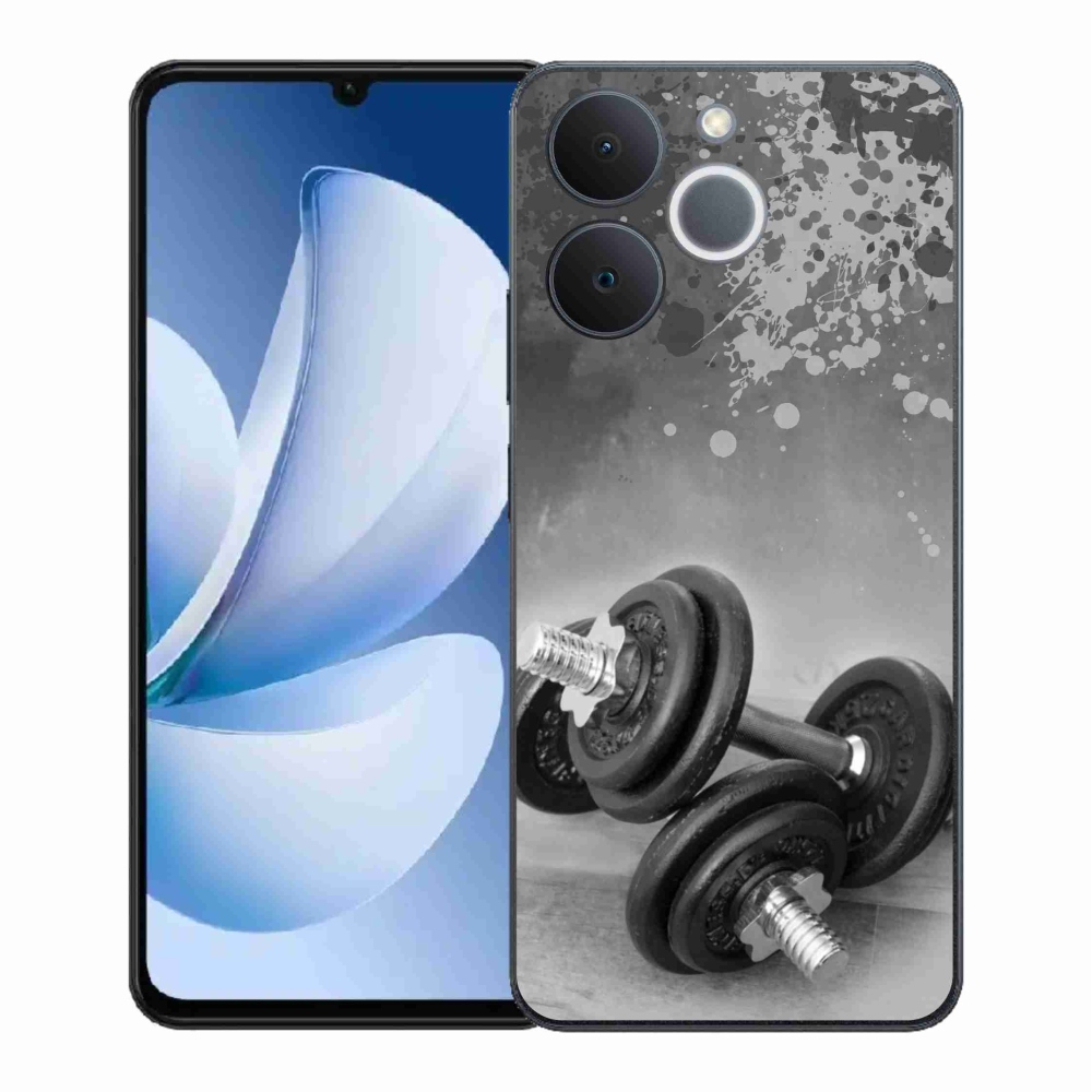 Gélový kryt mmCase na Realme Note 70T - činky 1