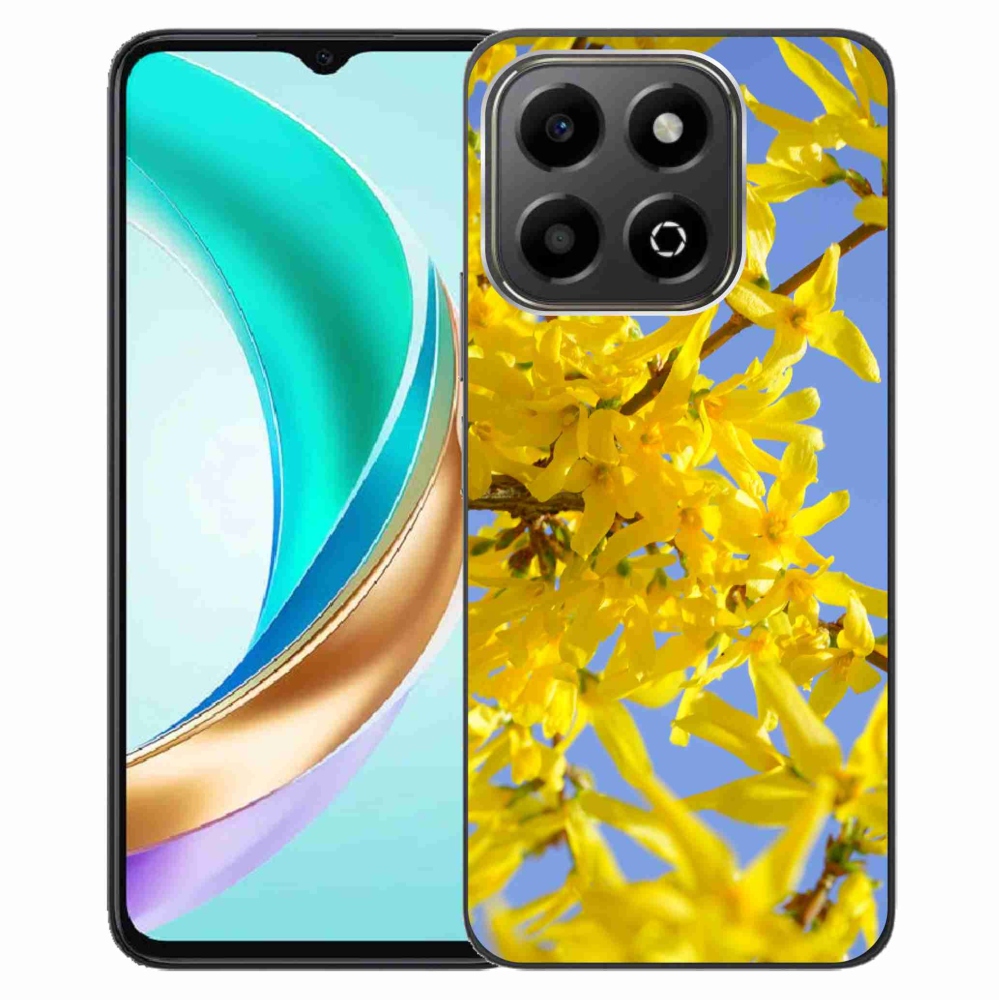 Gélový kryt mmCase na Honor X6b - žlté kvety