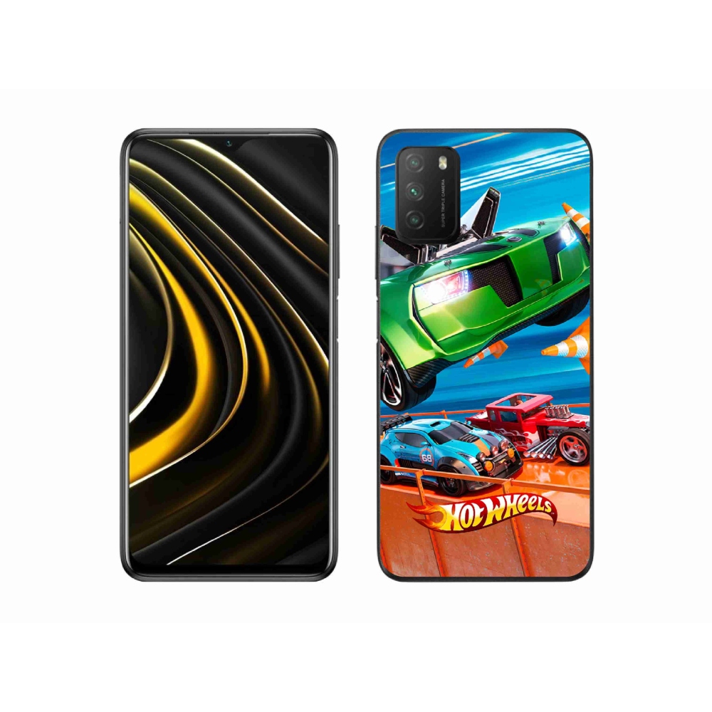 Gélový kryt mmCase na Xiaomi Poco M3 - hot wheels 1