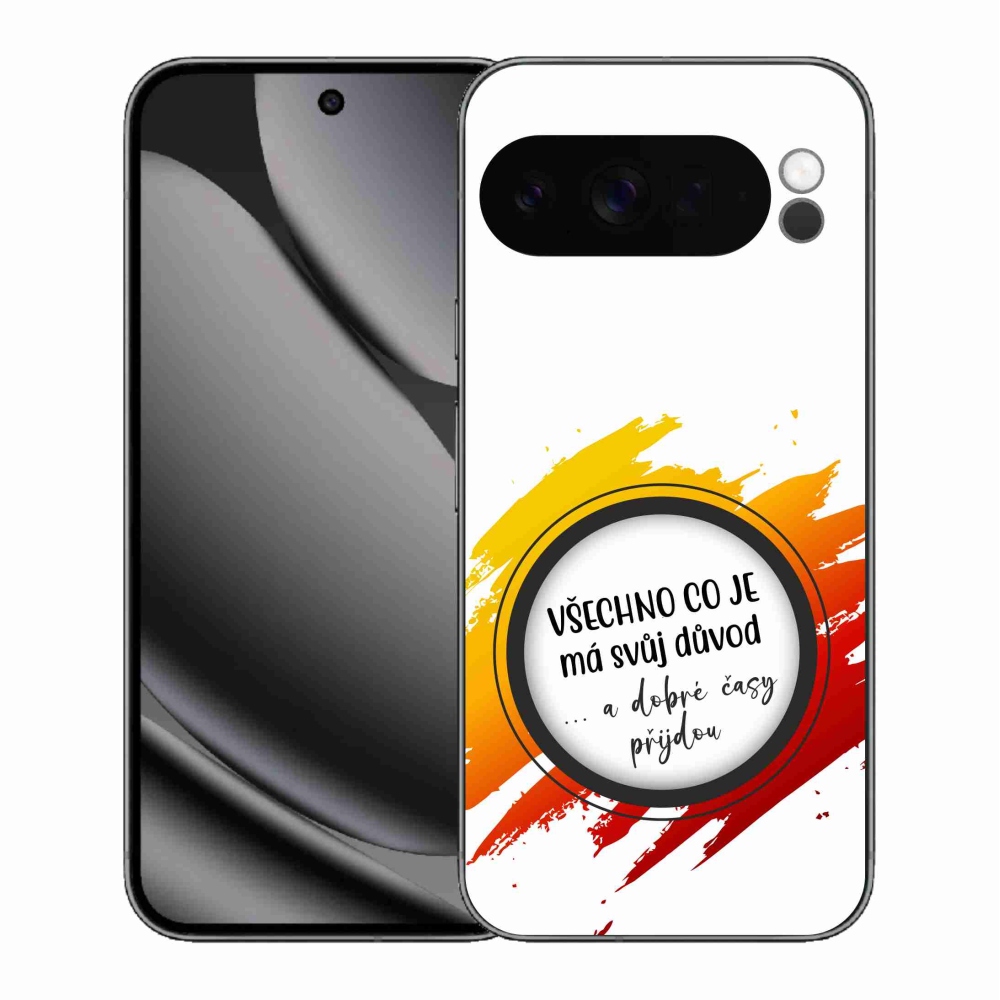 Gélový kryt mmCase na Google Pixel 10 Pro XL - citát 3 biele pozadie