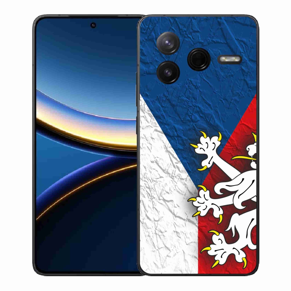 Gélový kryt mmCase na Xiaomi Poco F7 Pro - česká vlajka 1