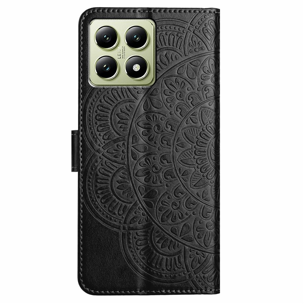 Mandala knižkové púzdro na Xiaomi 15T Pro - čierne