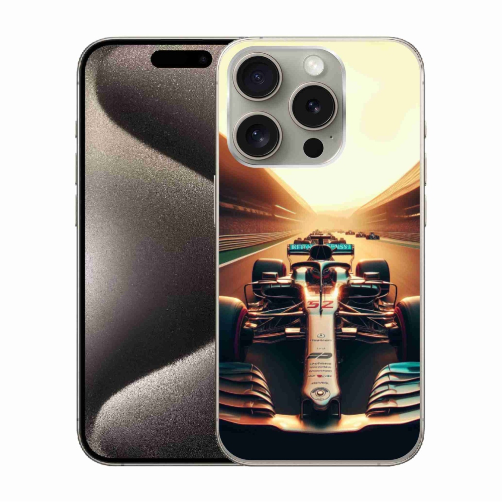 Gélový kryt mmCase na iPhone 15 Pro - formula 1