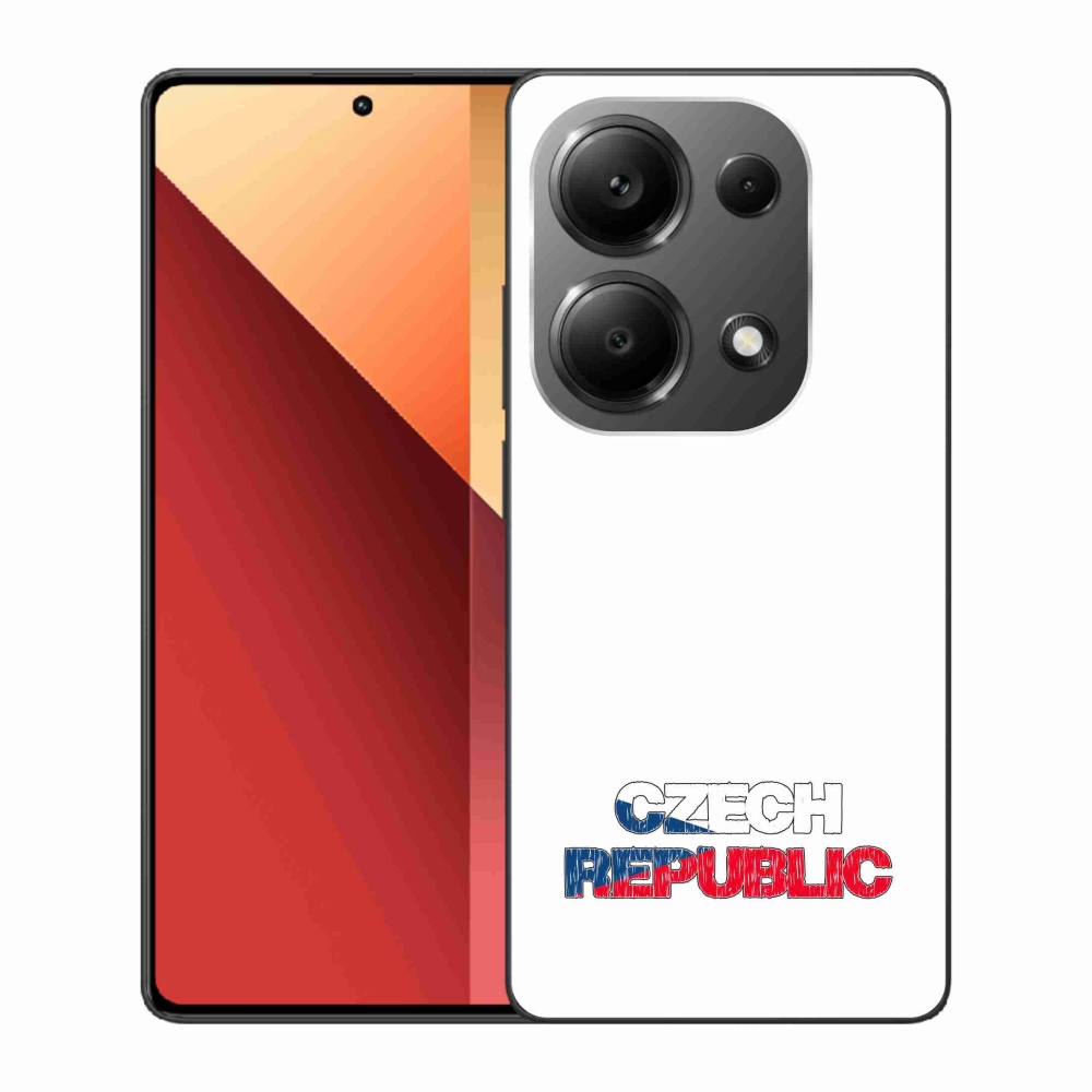 Gélový kryt mmCase na Xiaomi Redmi Note 13 Pro 4G/Poco M6 Pro - Czech Republic biele pozadie