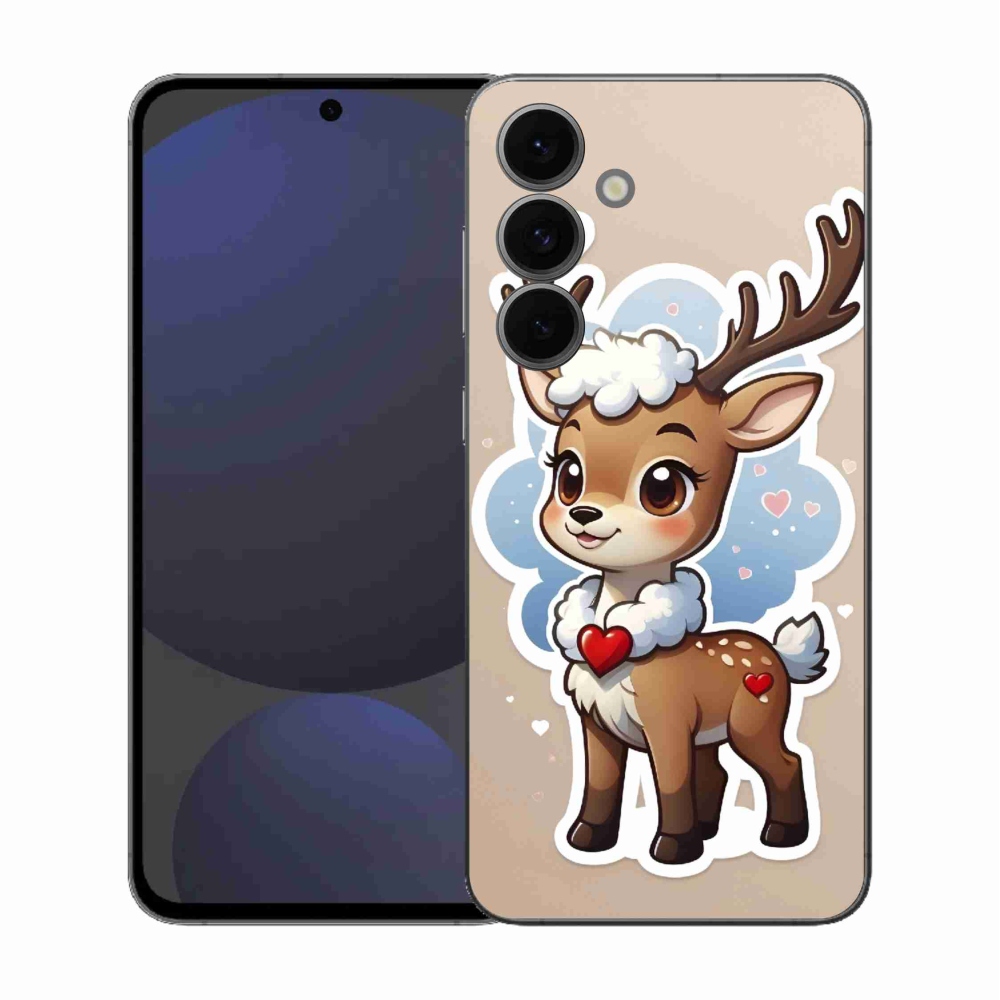 Gélový kryt mmCase na Samsung Galaxy S25 FE - kreslený sob