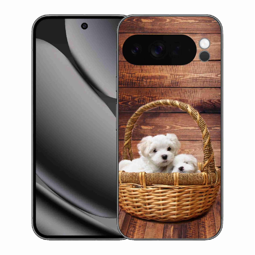 Gélový kryt mmCase na Google Pixel 10 Pro XL - šteniatka