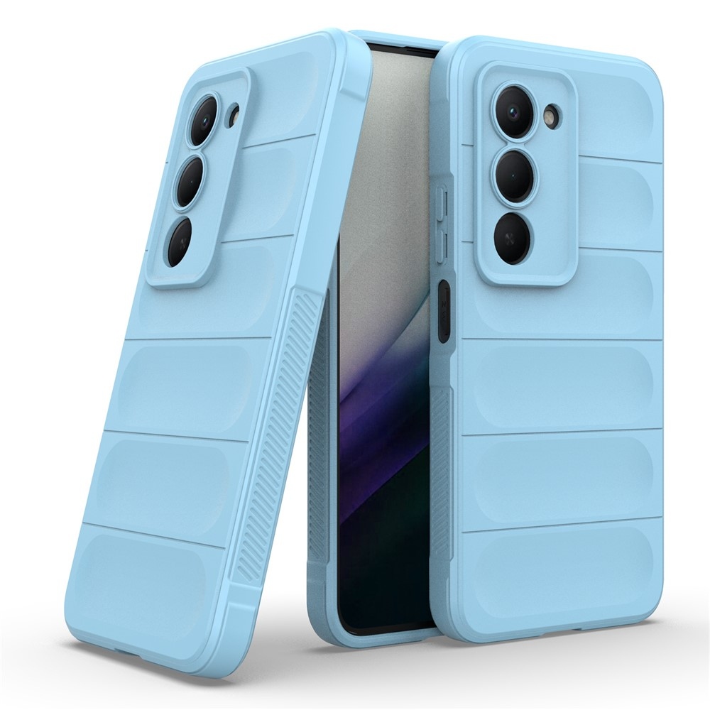 Rugg odolný gélový obal na Xiaomi Redmi 15 4G (171mm) - svetlomodrý
