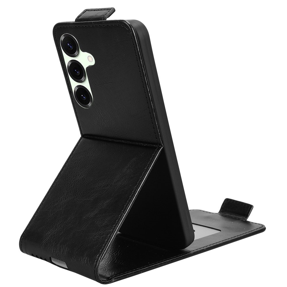 Vert flipové púzdro na Samsung Galaxy S25 FE - čierne