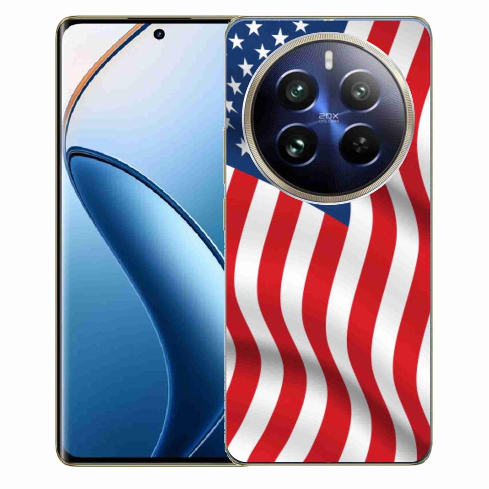 Gélový kryt mmCase na Realme 12 Pro 5G/12 Pro+ 5G - USA vlajka